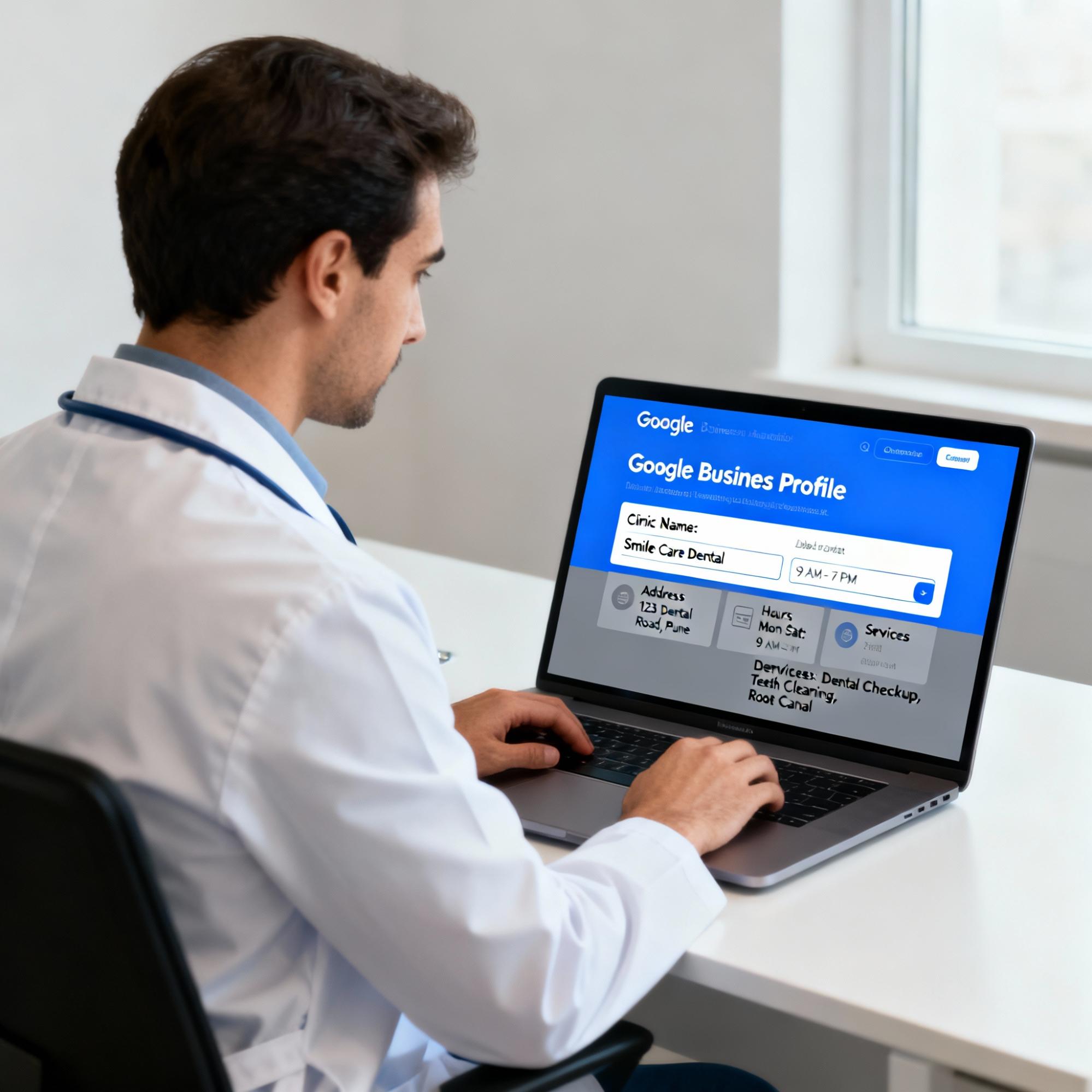 Complete Google Business Profile setup for clinics